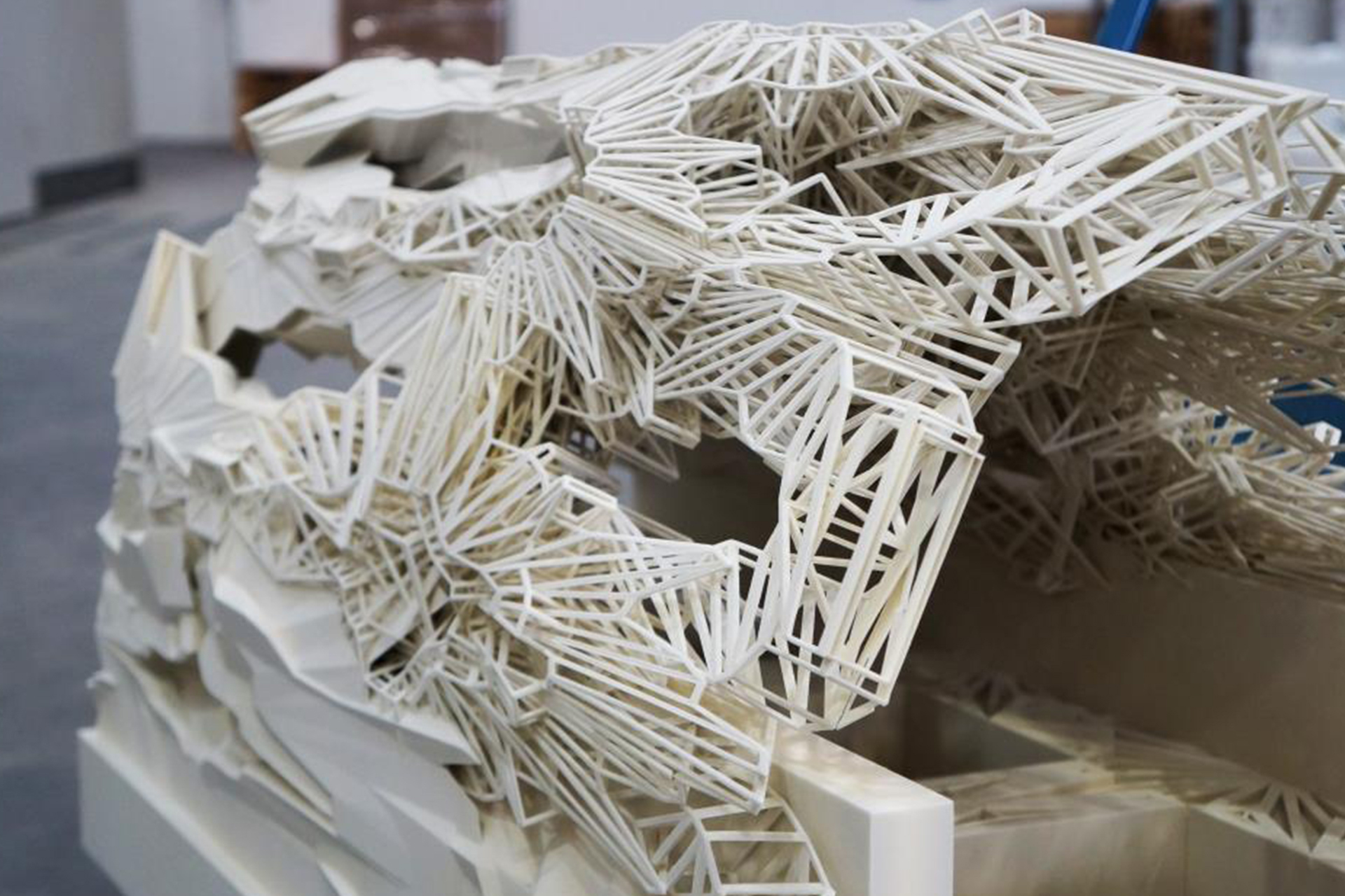 來自voxeljet 3D打印機的藝術(shù)雕像