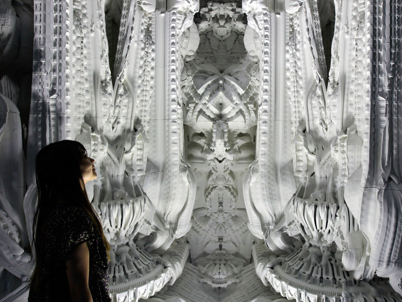 來自voxeljet的3D打印機的藝術模型